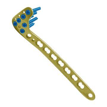 SMPL - Великогомілкова проксимально латеральна 3.5мм. пластина, ліва, комбіновані отвори, з кутовою стабільністю, титан